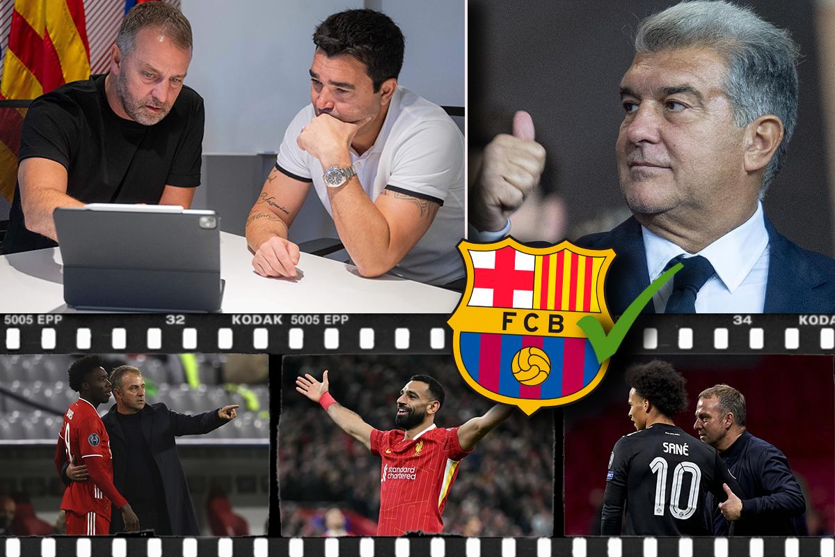 El plan de Hansi Flick para 2025: un crack fue ofrecido al Barcelona y los grandes fichajes que tiene en carpeta