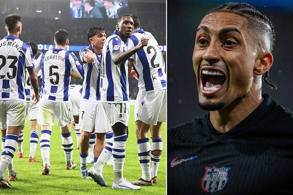 Barcelona se estrella en Anoeta: sufrió su segunda derrota en LaLiga contra una valiente Real Sociedad