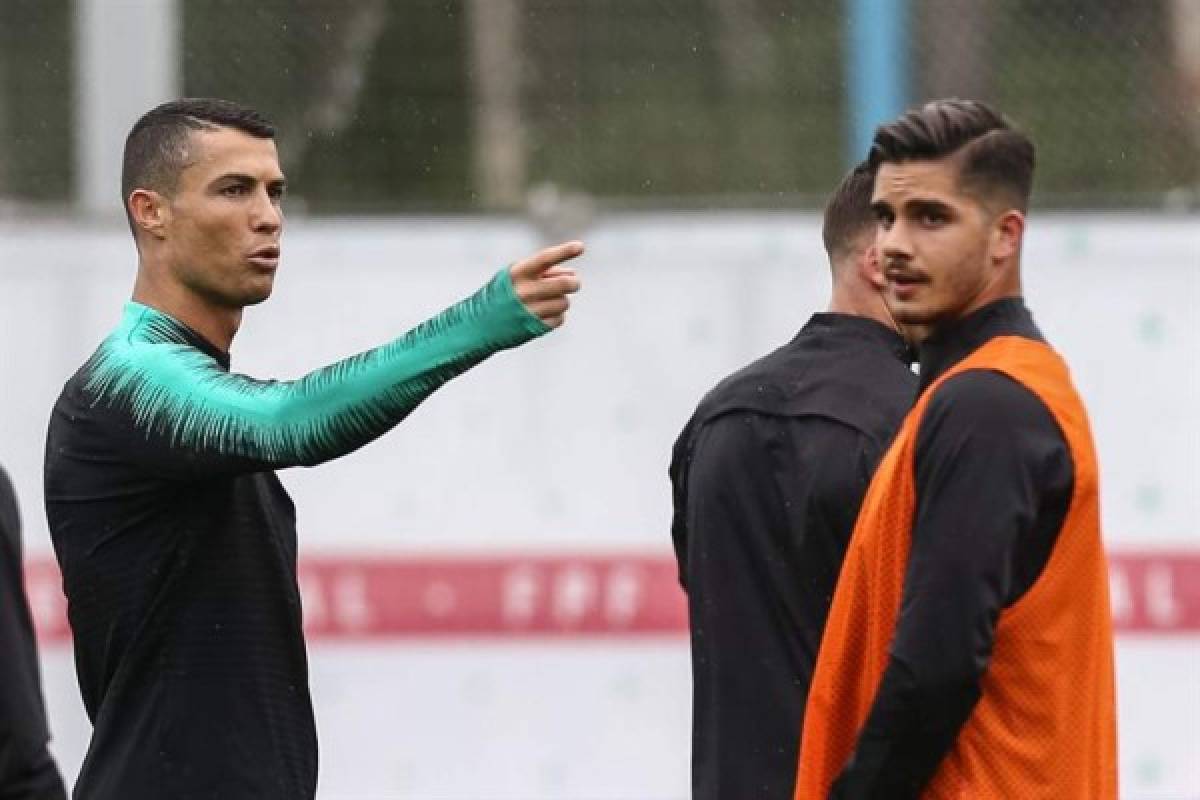 ¿Tristeza? Así fue captado Cristiano Ronaldo en su primer entrenamiento en Rusia