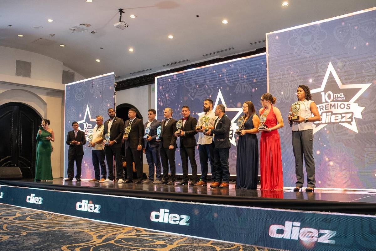 Olimpia arrasó con los galardones y los atletas que fueron destacados: las otras postales que dejaron los Premios DIEZ
