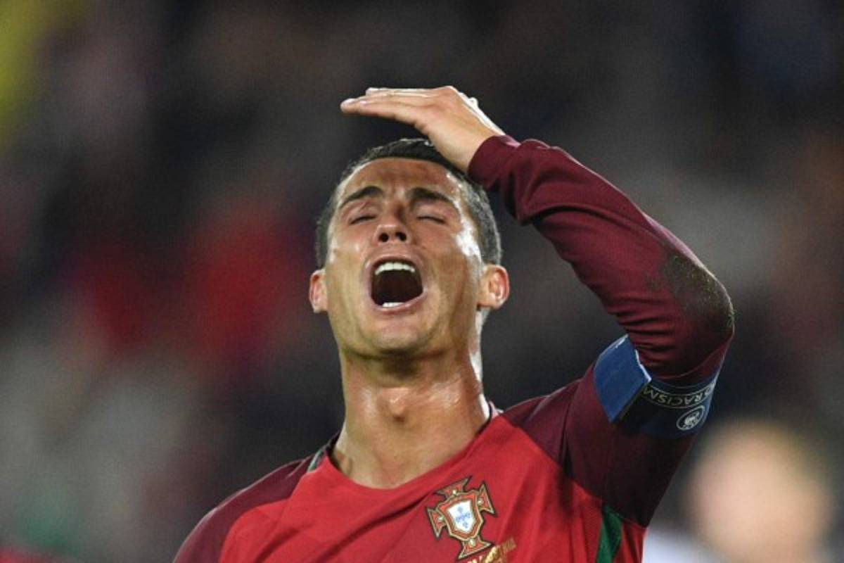 La amargura de Cristiano Ronaldo en esta Eurocopa