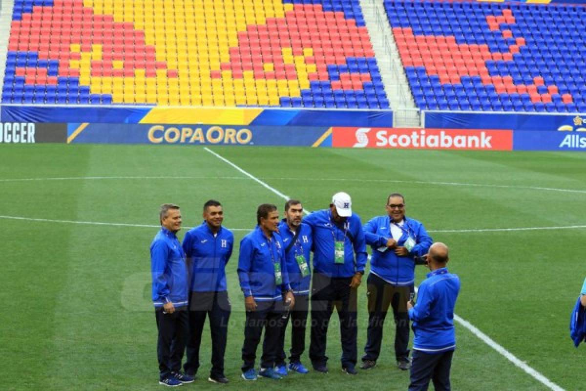¿Qué le dijo Pinto a Amado? Las imágenes de la visita de Honduras al Red Bull Arena