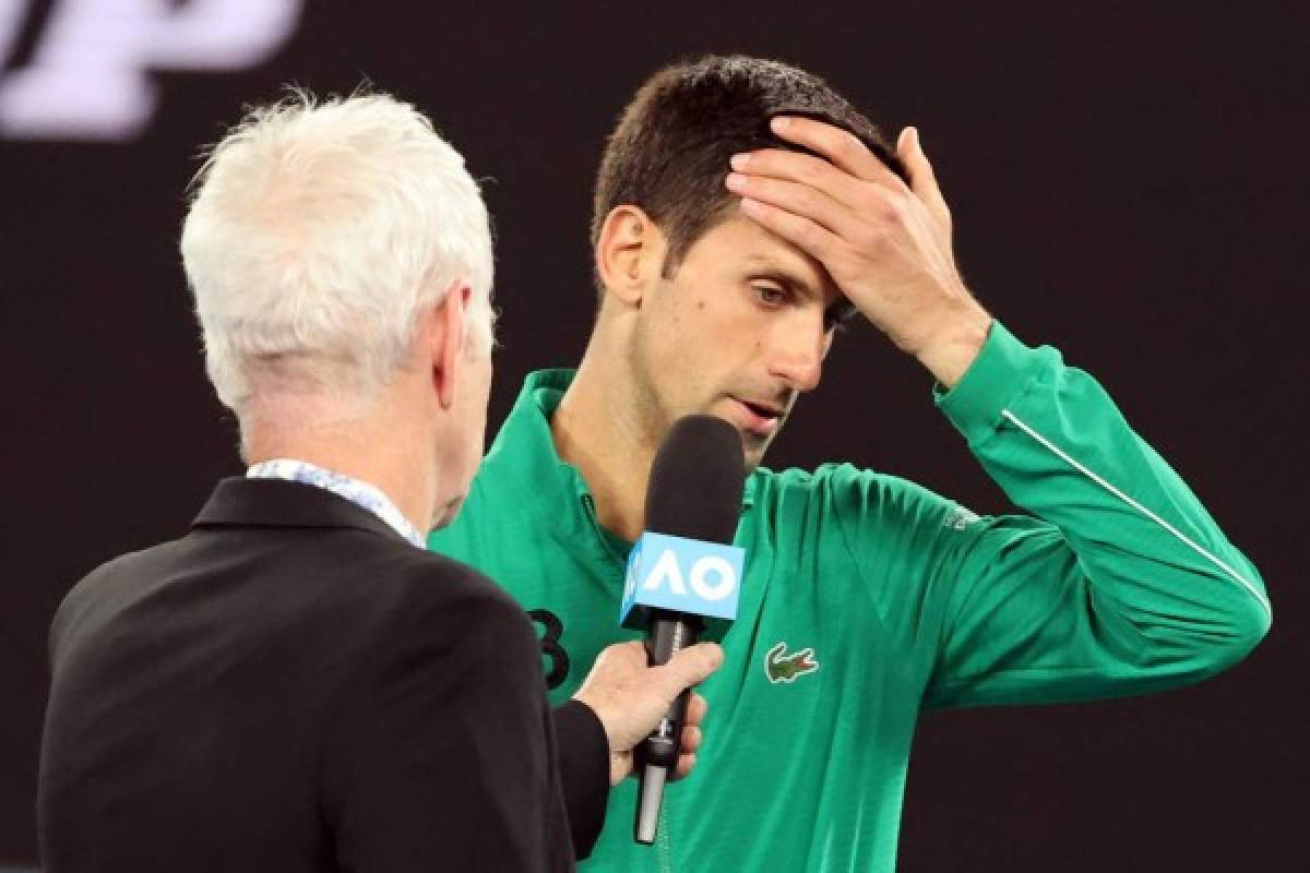 Djokovic se derrumba en plena transmisión en vivo por la muerte de Kobe Bryant