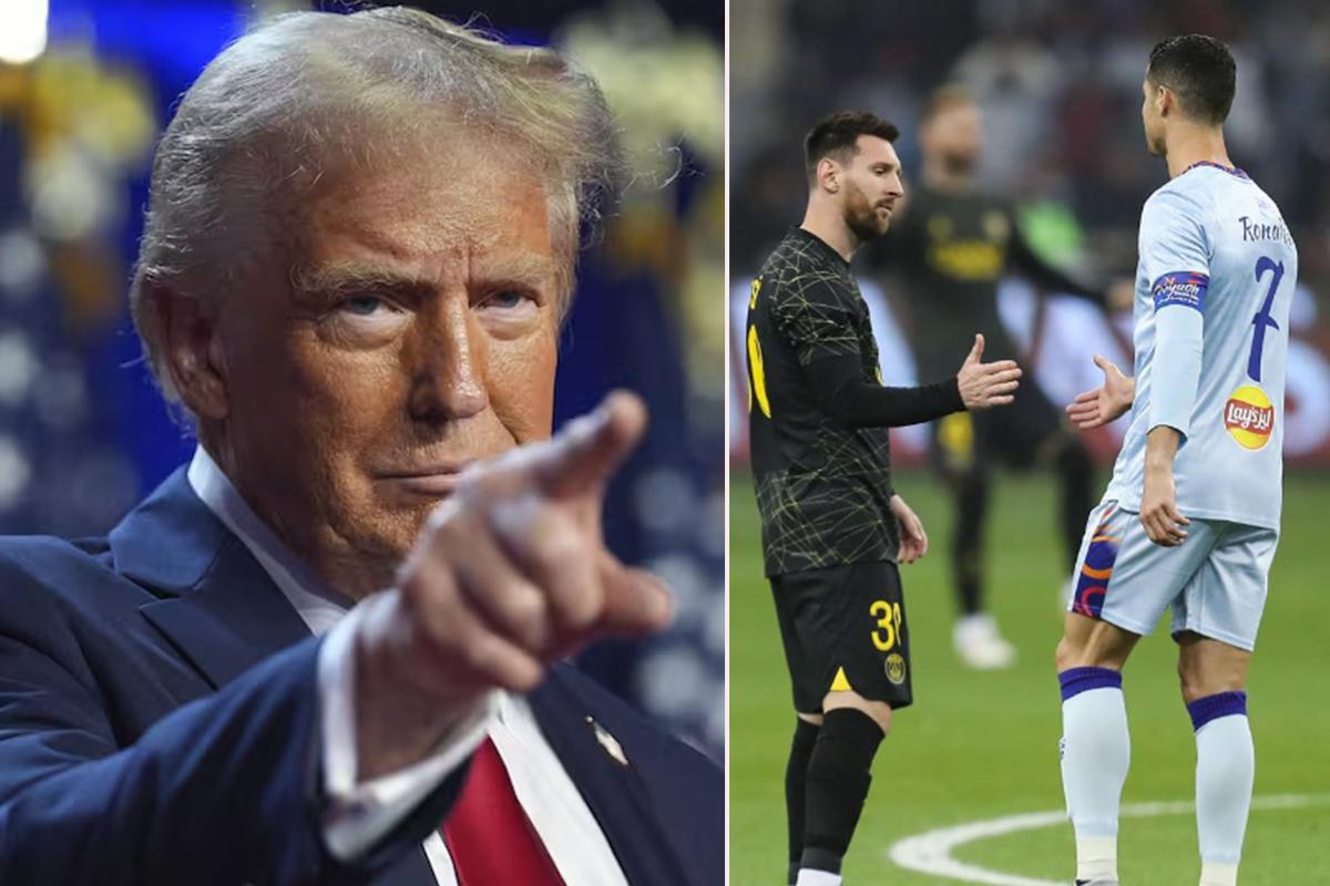 Donald Trump, electo presidente de USA, señaló al mejor futbolista del mundo: ¿Messi o Cristiano Ronaldo?