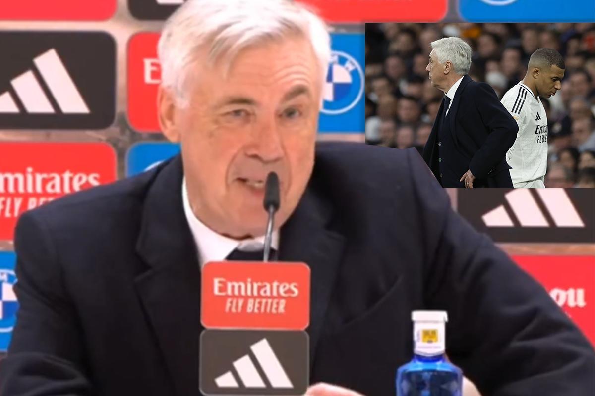 Ancelotti confirma el estado de Bellingham y explica por qué sacó a Mbappé: “No es ningún problema para mí”
