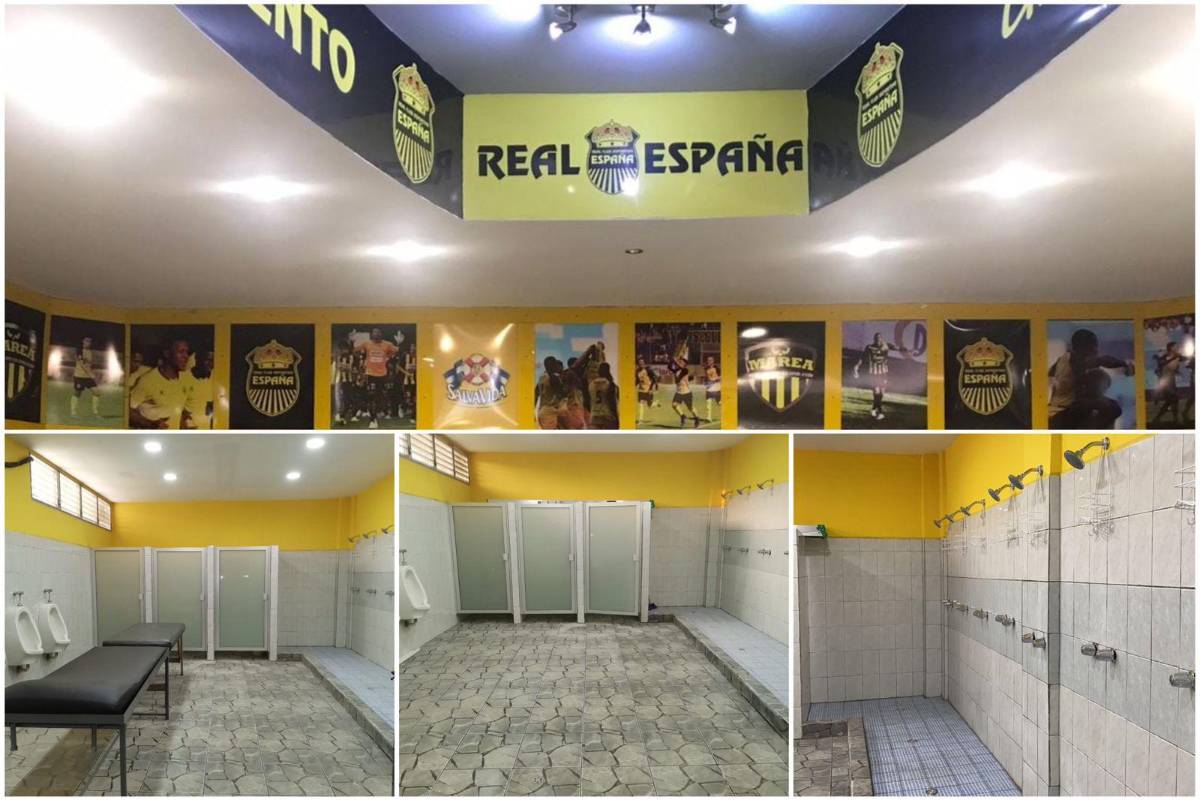 ¡Enorme obra! Grupo de apoyo MAREA ayuda a remodelar baños y camerinos de la sede del Real España
