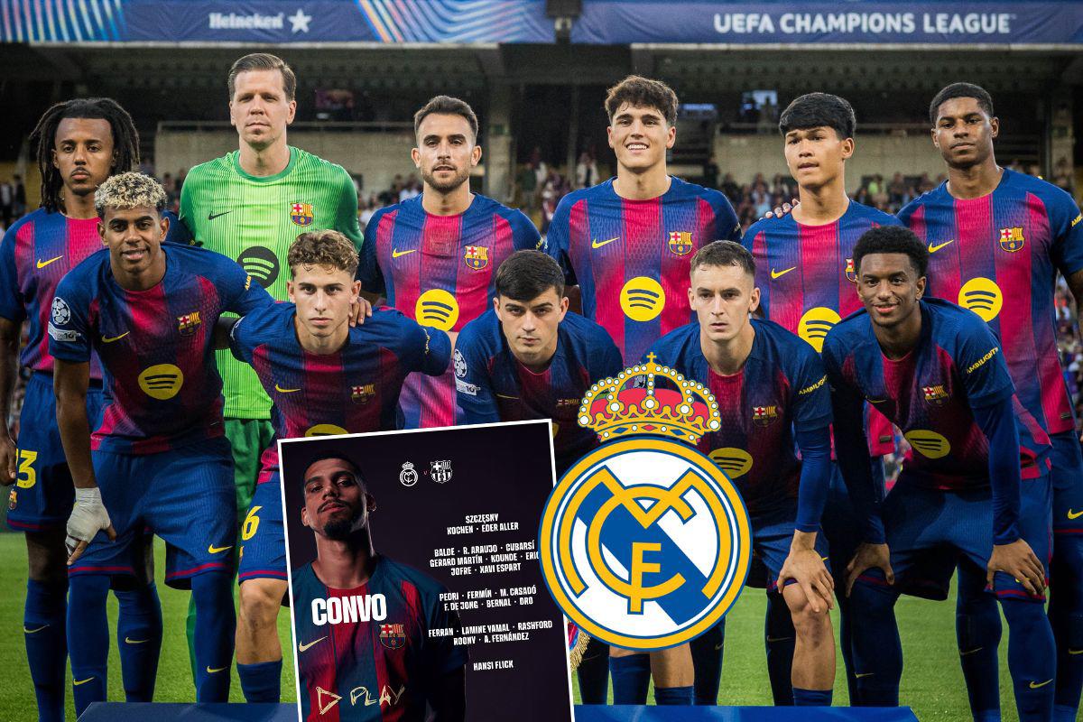 Siete bajas en el Barcelona: la convocatoria para enfrentar al Real Madrid en el Clásico de LaLiga