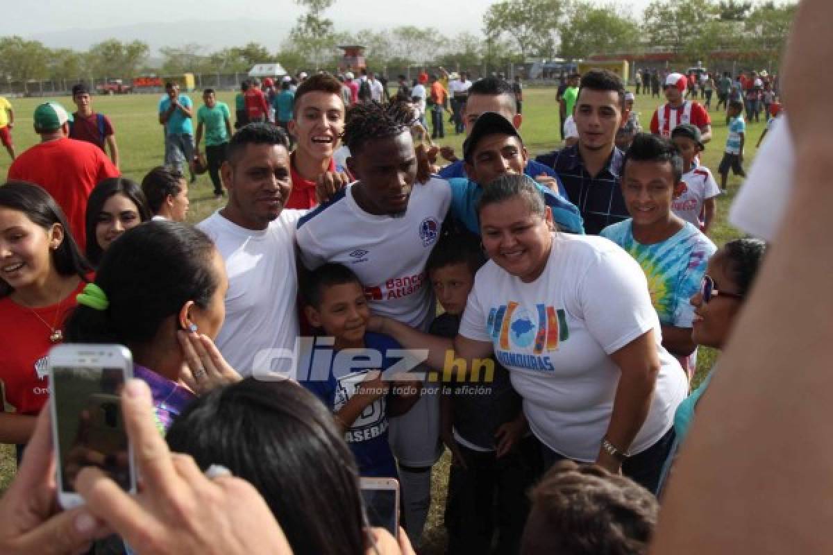 NO SE VIO EN TV: Olimpia causa locura en Jesús de Otoro; Costly y Bengtson asediados