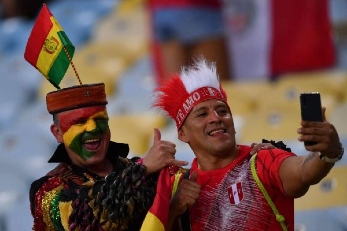 Copa América 2019: Hermosa peruana levanta suspiros durante el Bolivia-Perú en el Maracaná