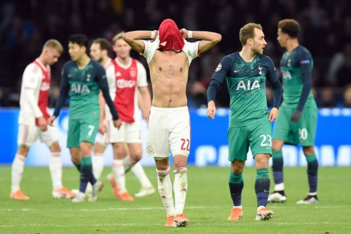 ¡Llanto y tristeza! Las imágenes del Ajax tras quedar fuera de la final de Champions