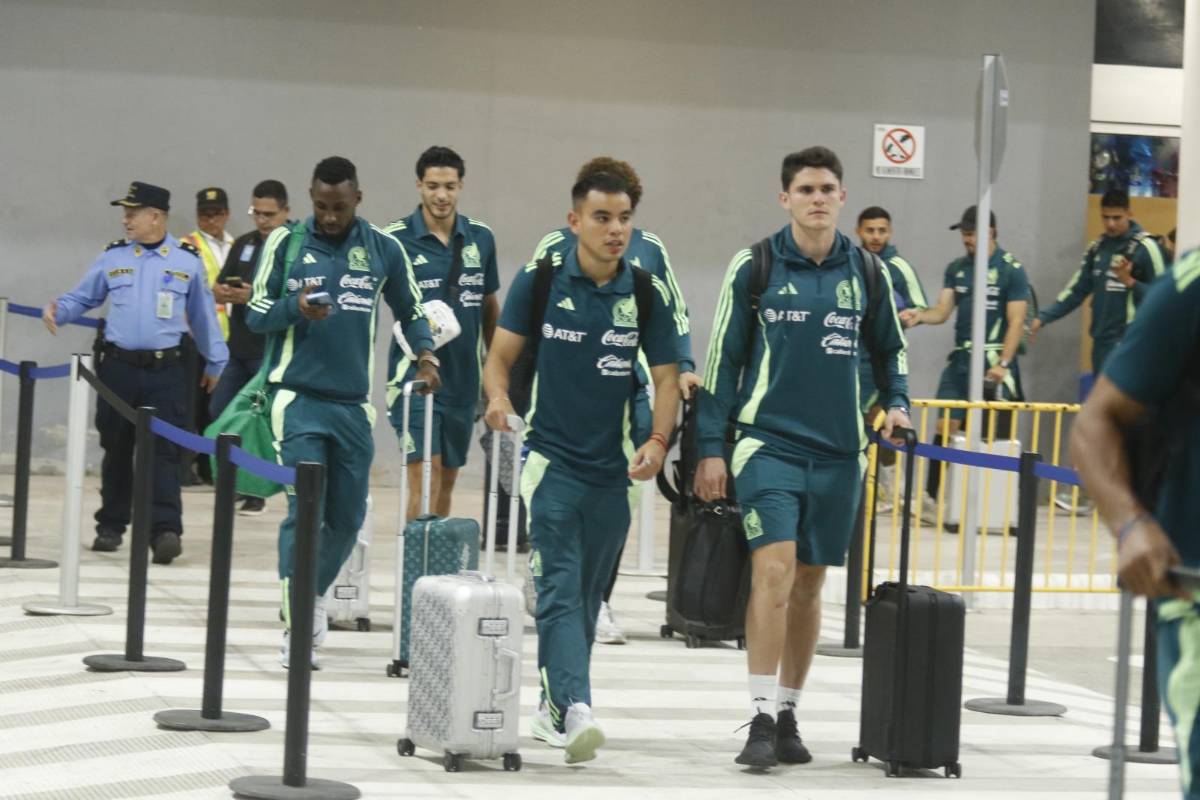 Selección Mexicana llega a Honduras: sonrientes y llenos de confianza, la plantilla se instaló en San Pedro Sula