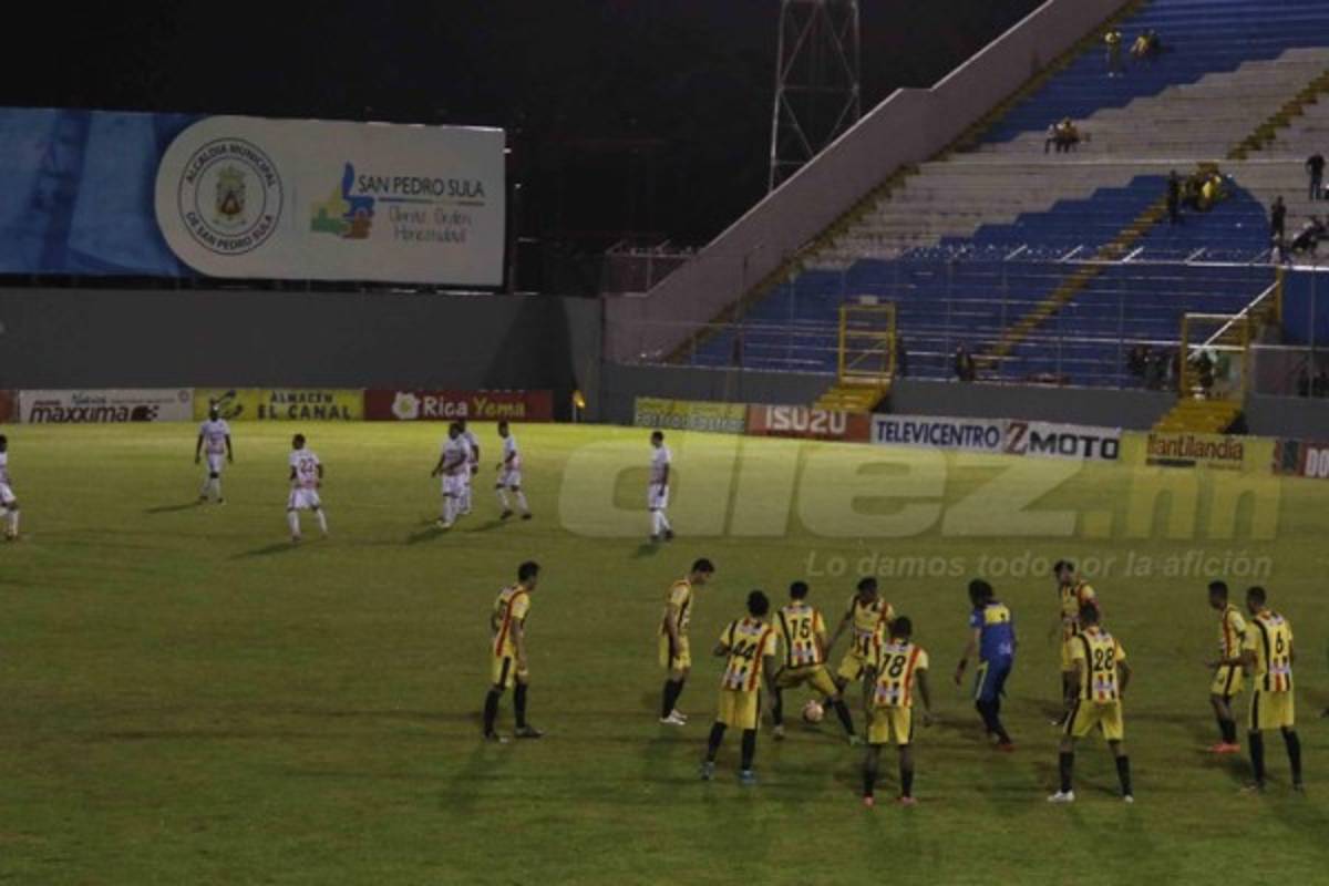 FOTOS: Desolación y oscuridad invaden el estadio Morazán  
