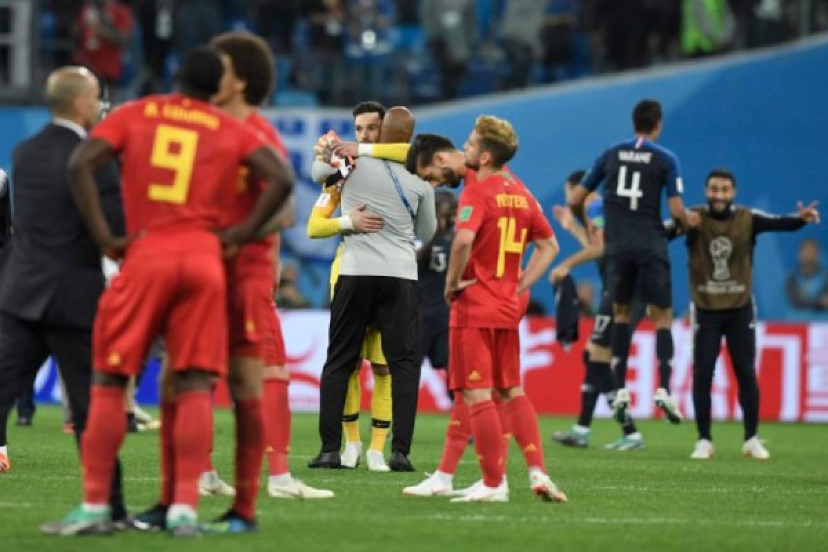 NO SE VIO EN TV: Thierry Henry entre la tristeza y la felicidad; el consuelo de Hazard