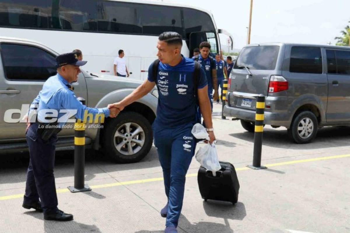 FOTOS: Selección de Honduras salió rumbo a Jamaica para su debut en Copa Oro