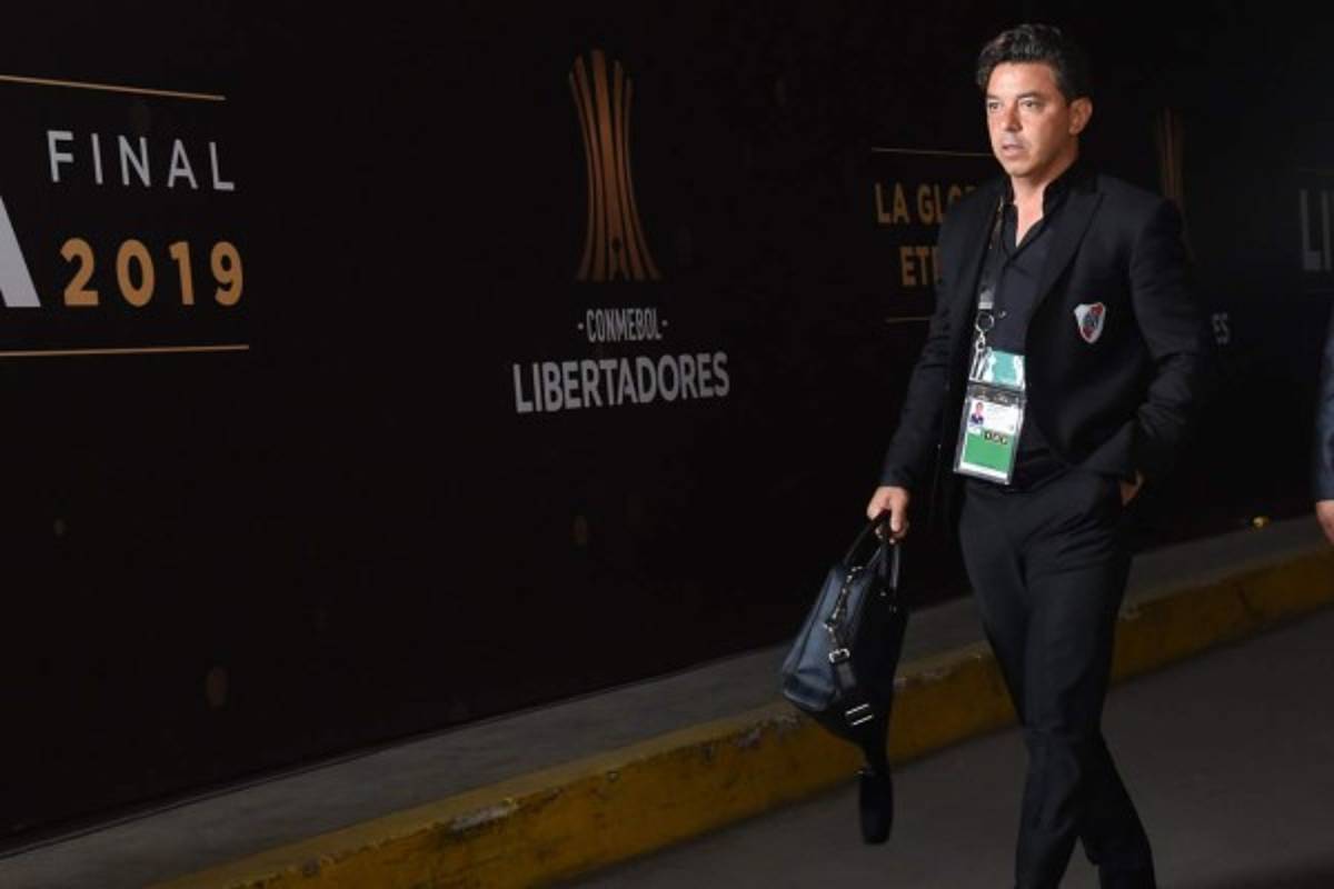 Marcelo Gallardo rompe a llorar tras perder la final de la Copa Libertadores ante Flamengo