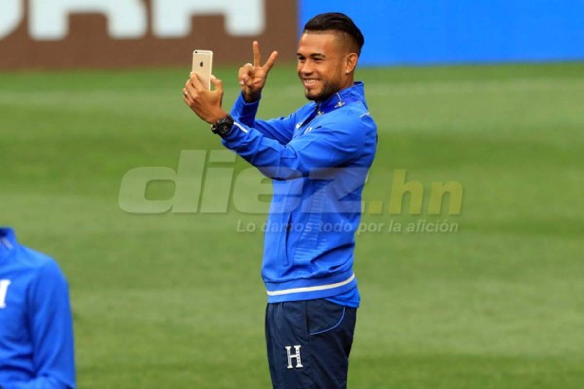 ¿Qué le dijo Pinto a Amado? Las imágenes de la visita de Honduras al Red Bull Arena