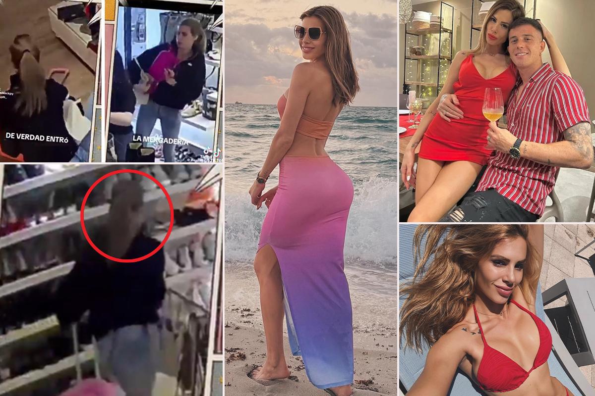 La novia de un delantero fue captada robando en una tienda: lo que dijo tras ver las polémicas imágenes