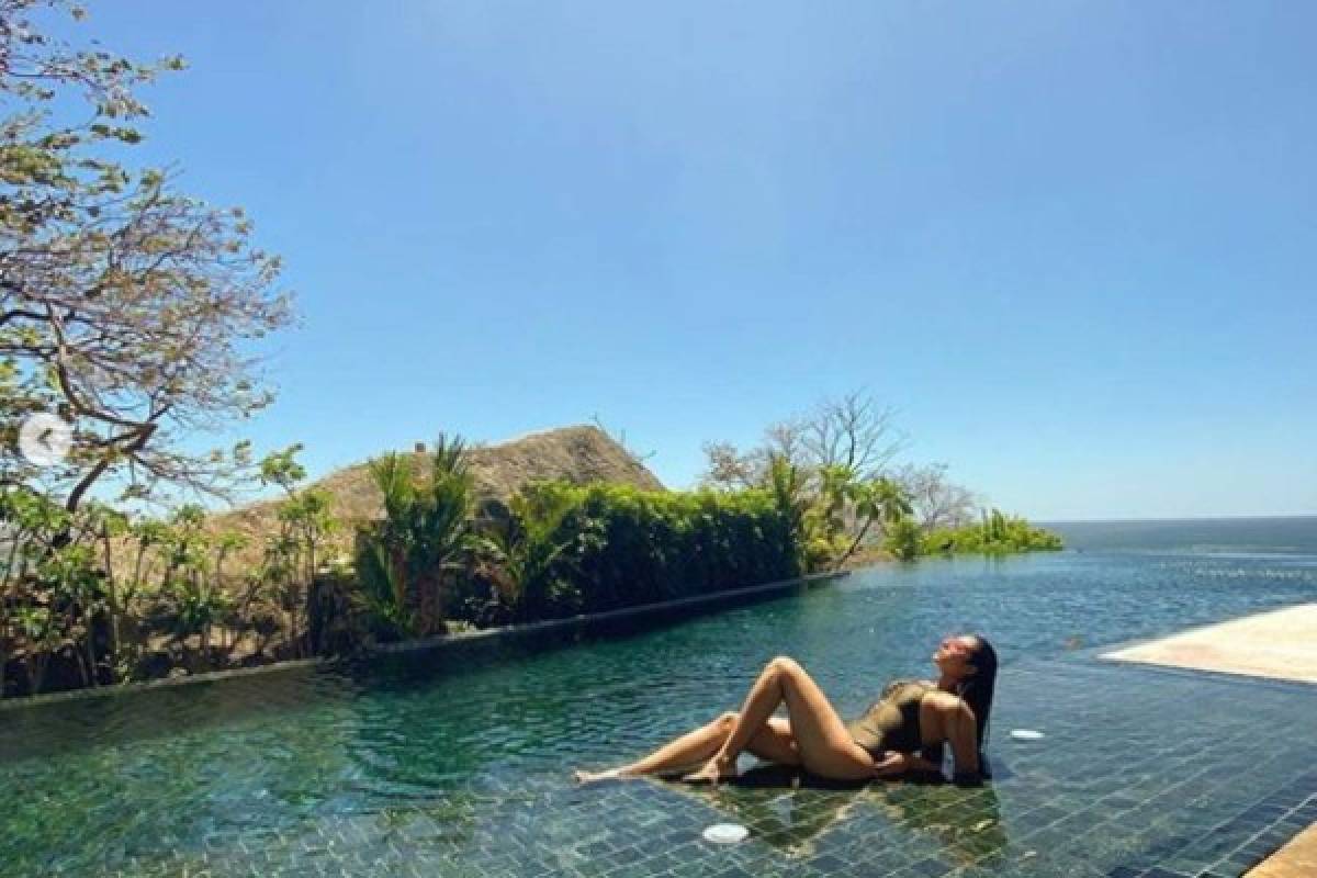 Las sensuales fotos de Gabriela Salazar en sus vacaciones en Costa Rica
