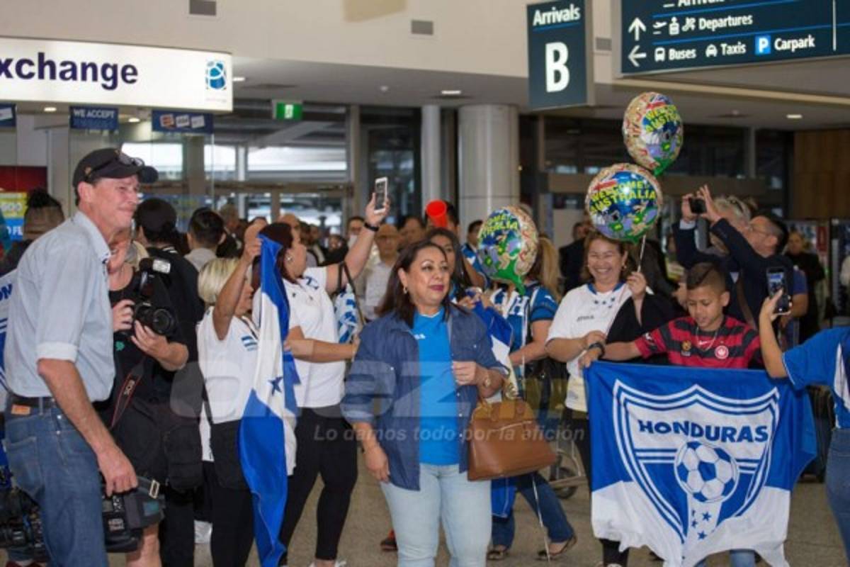 ¡QUÉ LINDO! El cálido recibimiento que le dieron a la Selección de Honduras en Sídney