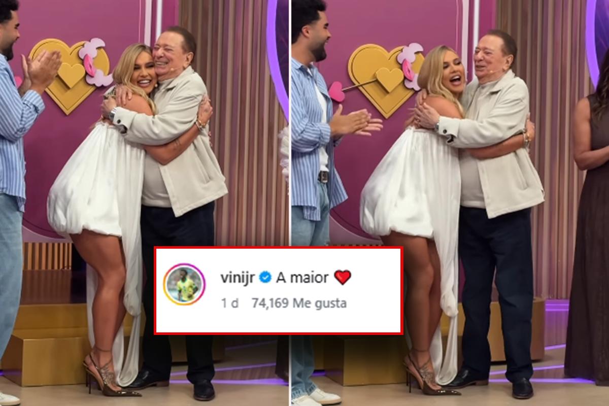 La novia de Vinicius sorprende besando a otro hombre en el cierre de su programa: así reaccionó el brasileño