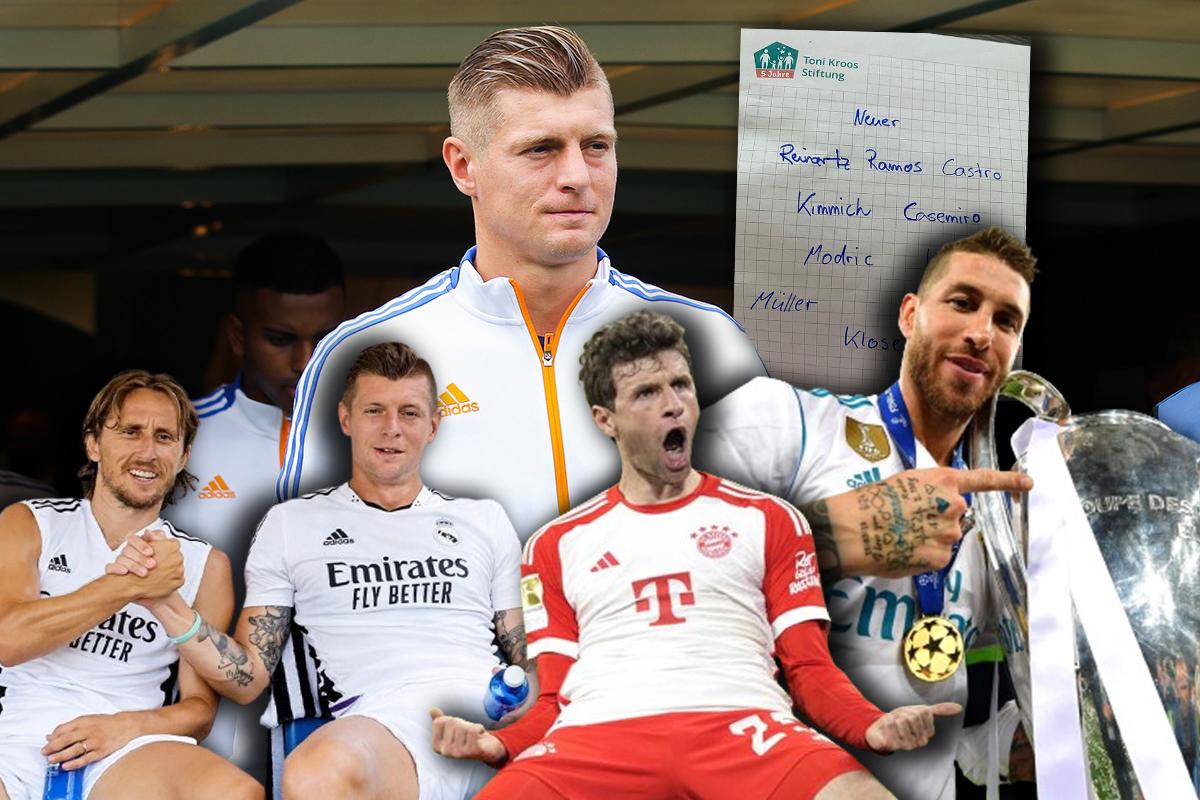 Toni Kroos eligió su 11 ideal para despedirse del fútbol: el portero favorito y una delantera infernal