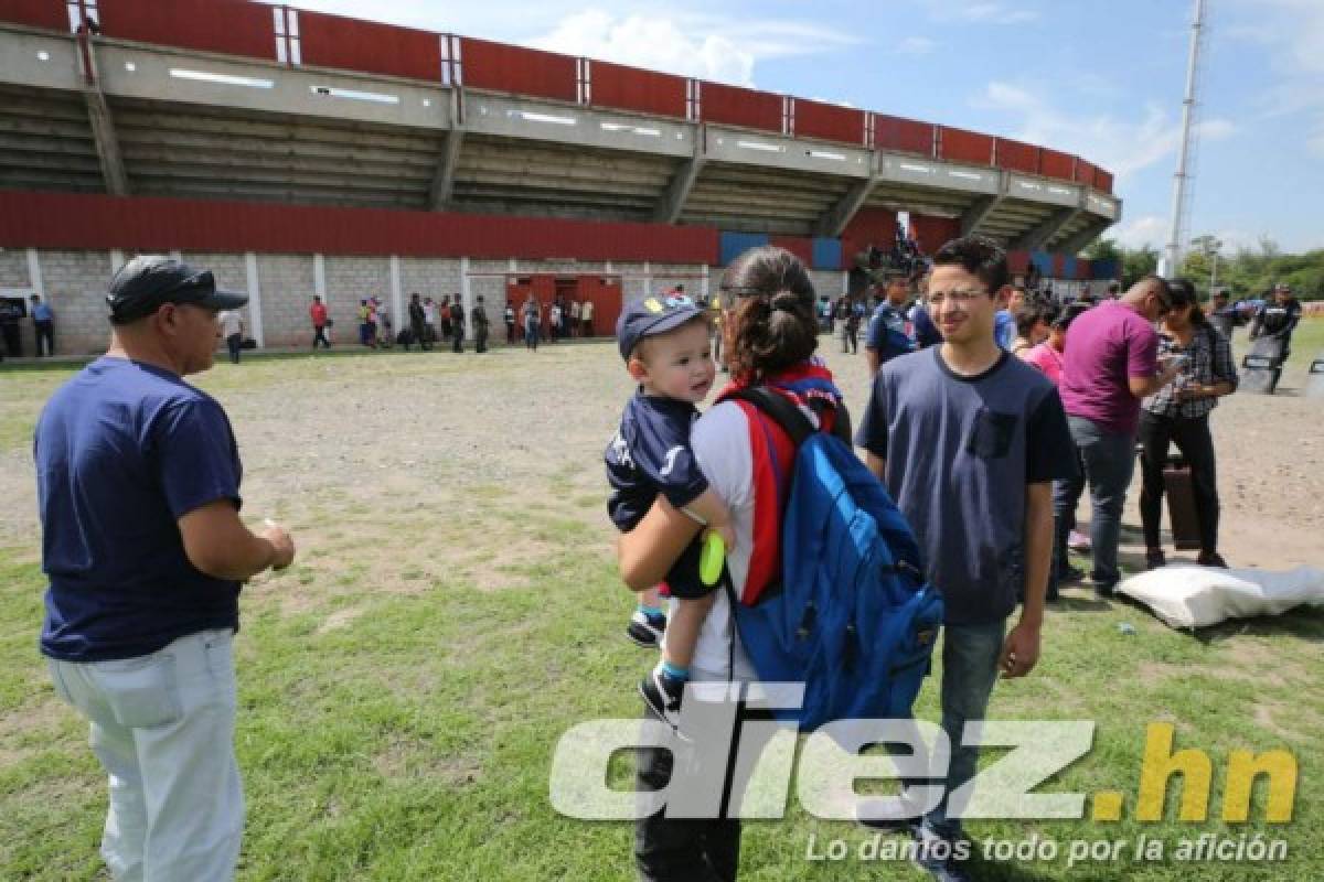 Seguridad máxima: Así está el ambiente en Comayagua para el Motagua-Olimpia