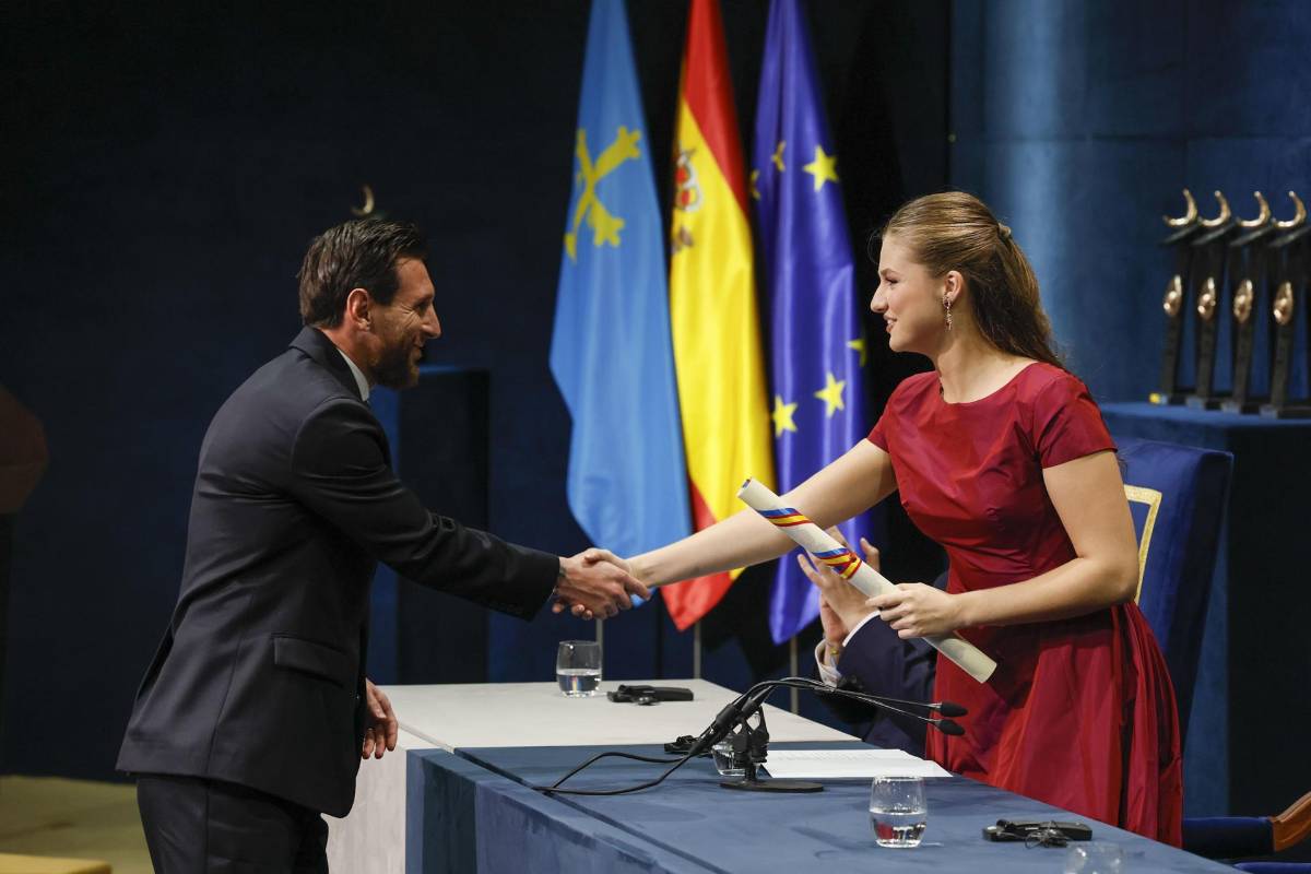 Messi recibe histórico premio: las palabras de la Princesa Leonor y mensaje del Barça