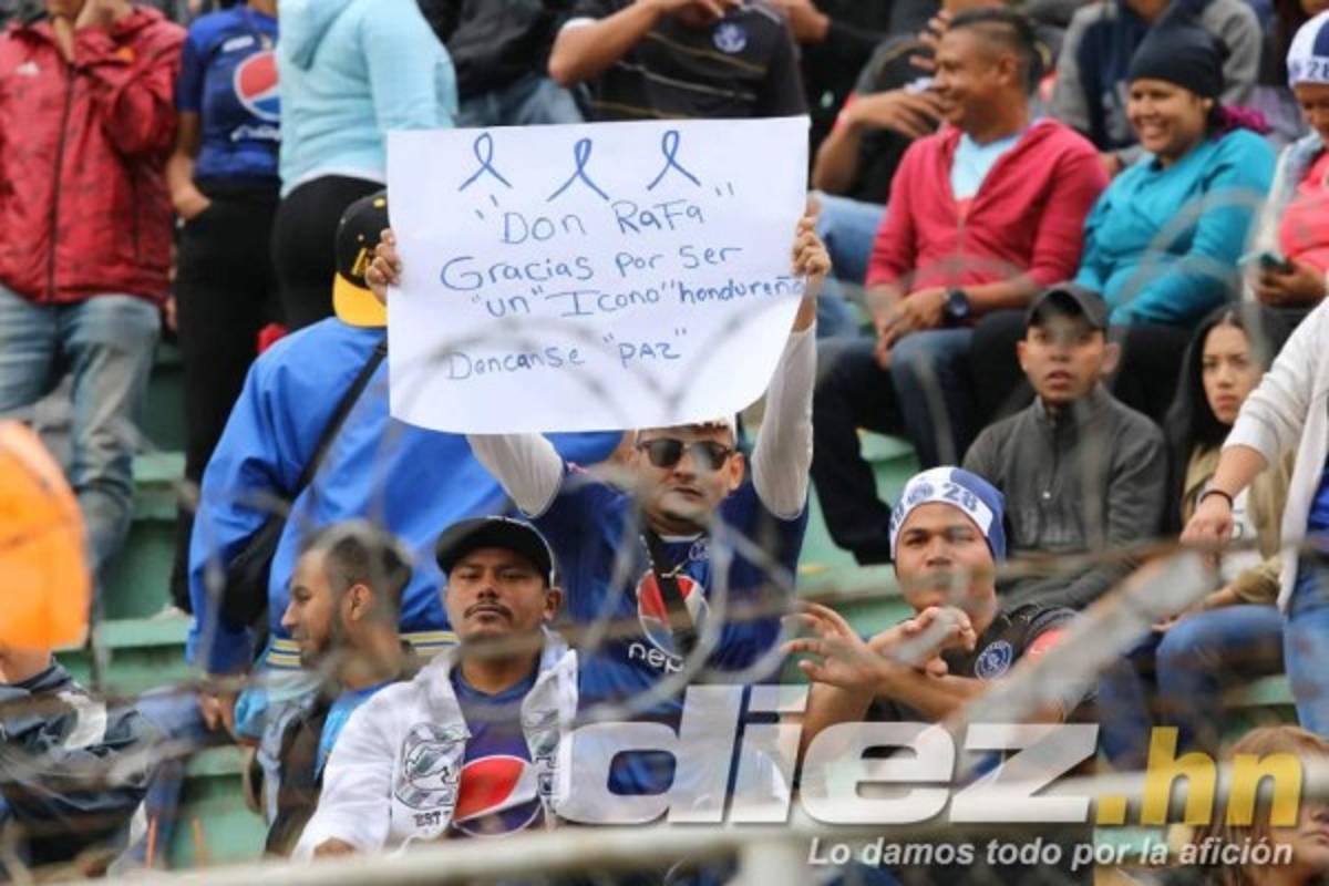 Ambientazo: Largas filas y hasta hinchas tatuados en la final entre Motagua y Olimpia