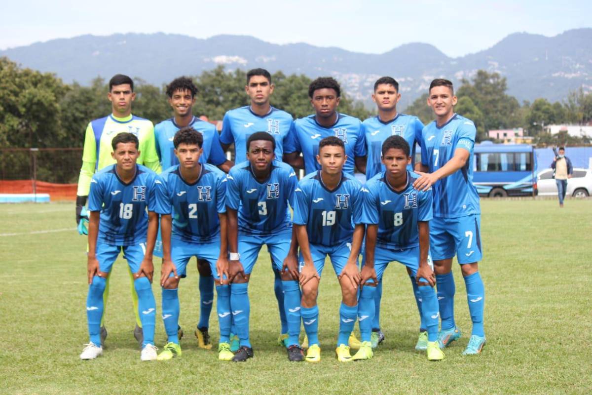 Parte de ls Selección Sub-17 de Honduras en este 2022 que veremos competir en el Premundial de Guatemala.
