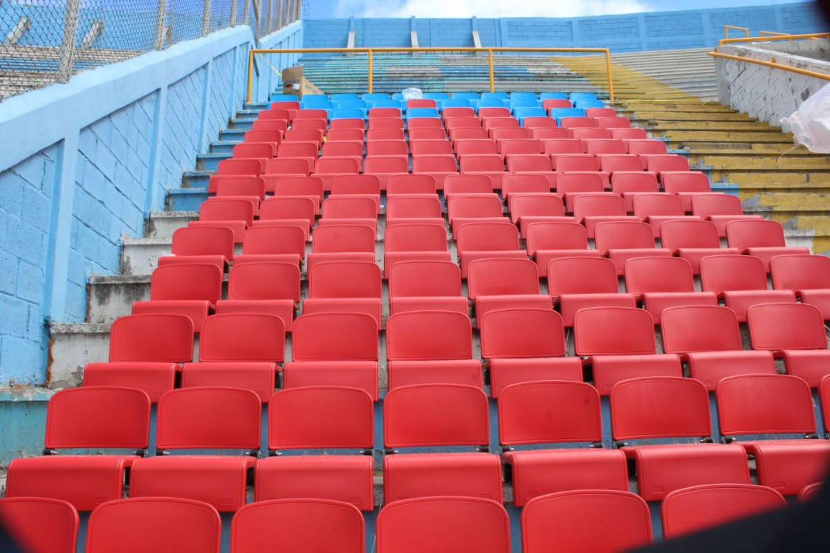Al estilo europeo: así luce el estadio Nacional Chelato Uclés con su nueva cerca y las butacas previo a la final Olimpia vs Marathón