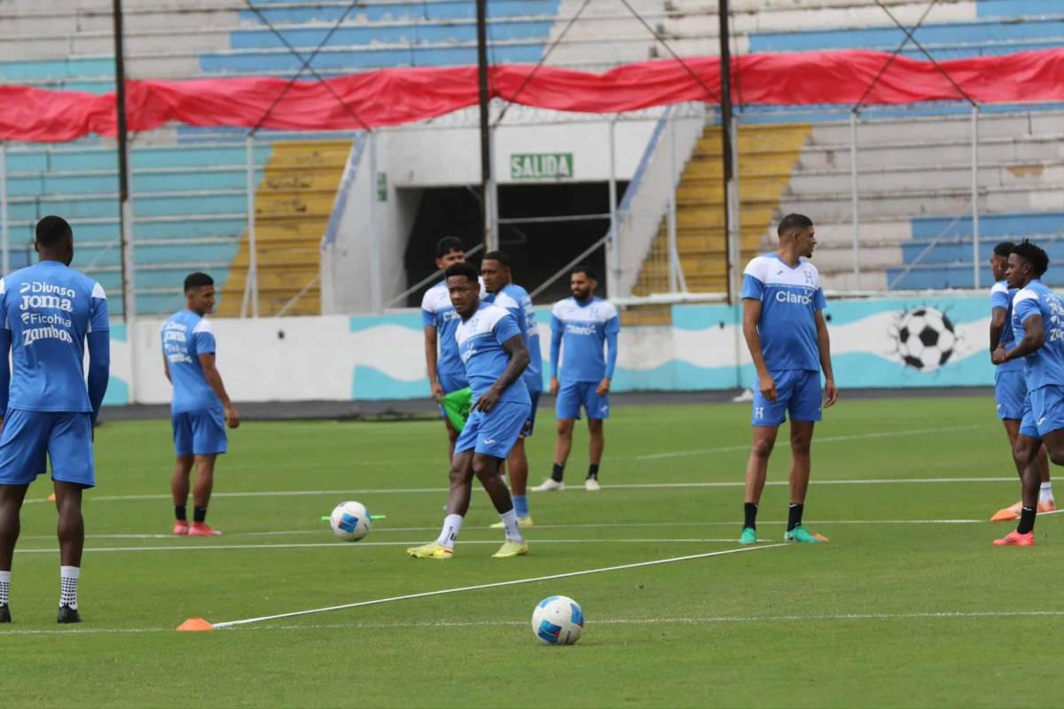 Futbolista se ejercitó separado: así fue el último entrenamiento de la Selección de Honduras previo al viaje a Nicaragua