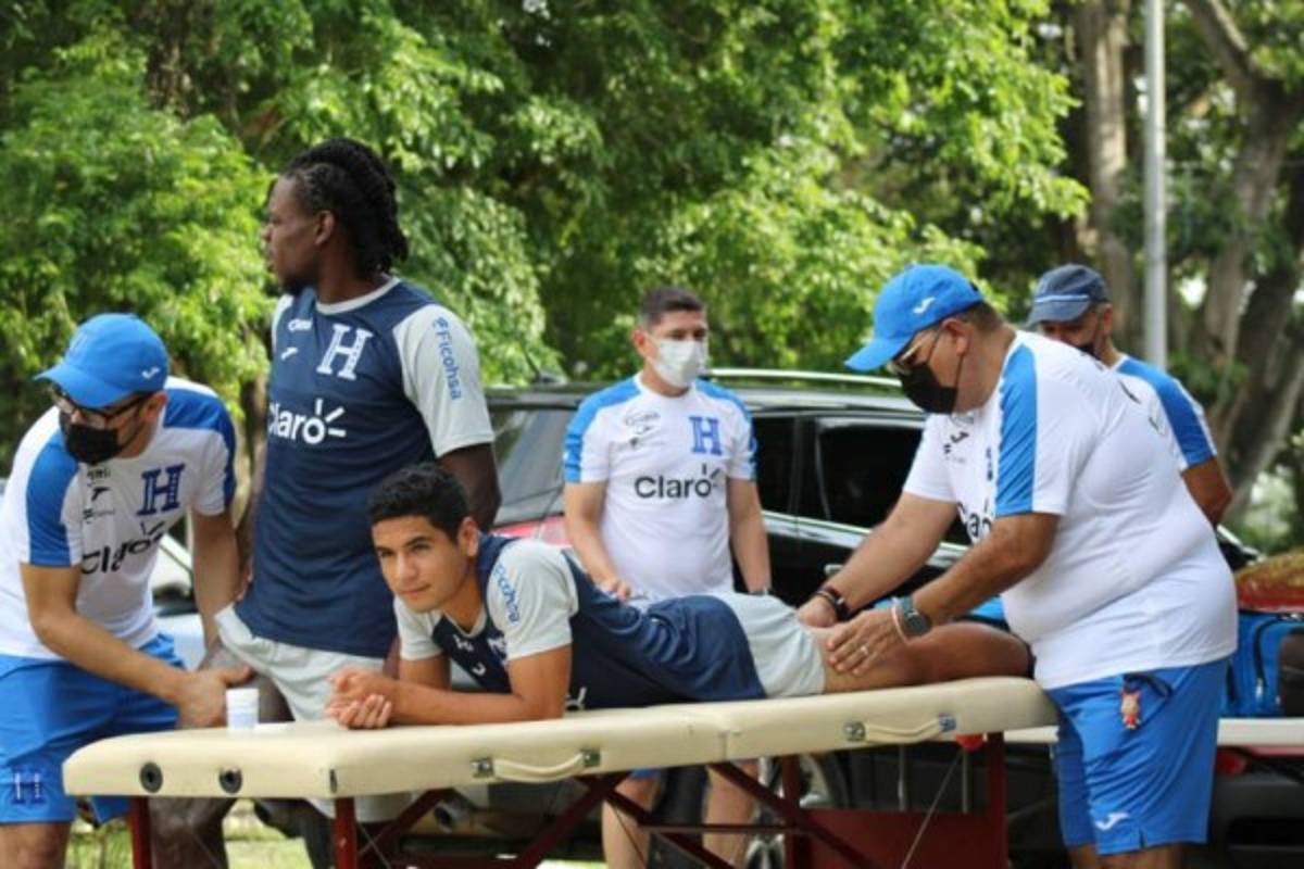 Viernes intenso para la H: trabajo de gimnasio, cancha y el arribo de un legionario a la concentración