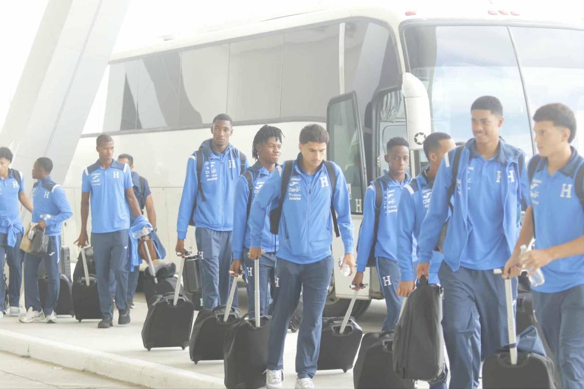 ¡Con el sueño intacto! La Sub-17 de Honduras partió a Qatar para cumplir el sueño de jugar una Copa del Mundo