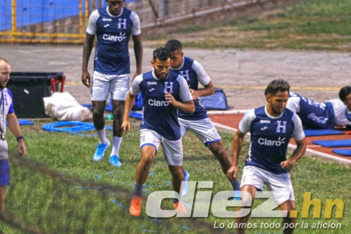 Risas y con un grupo pequeño: Así fue el primer entrenamiento de Honduras en San Pedro Sula