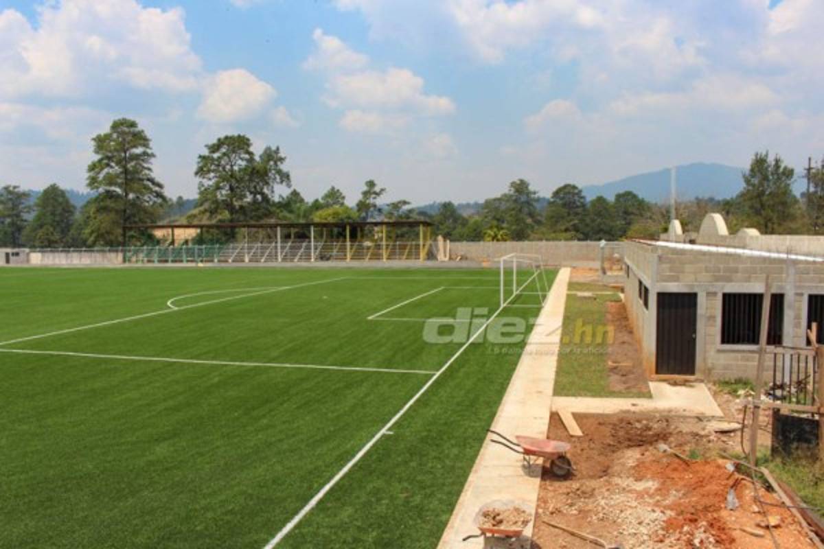 El nuevo y bonito estadio que se inaugurará en Campamento, Olancho