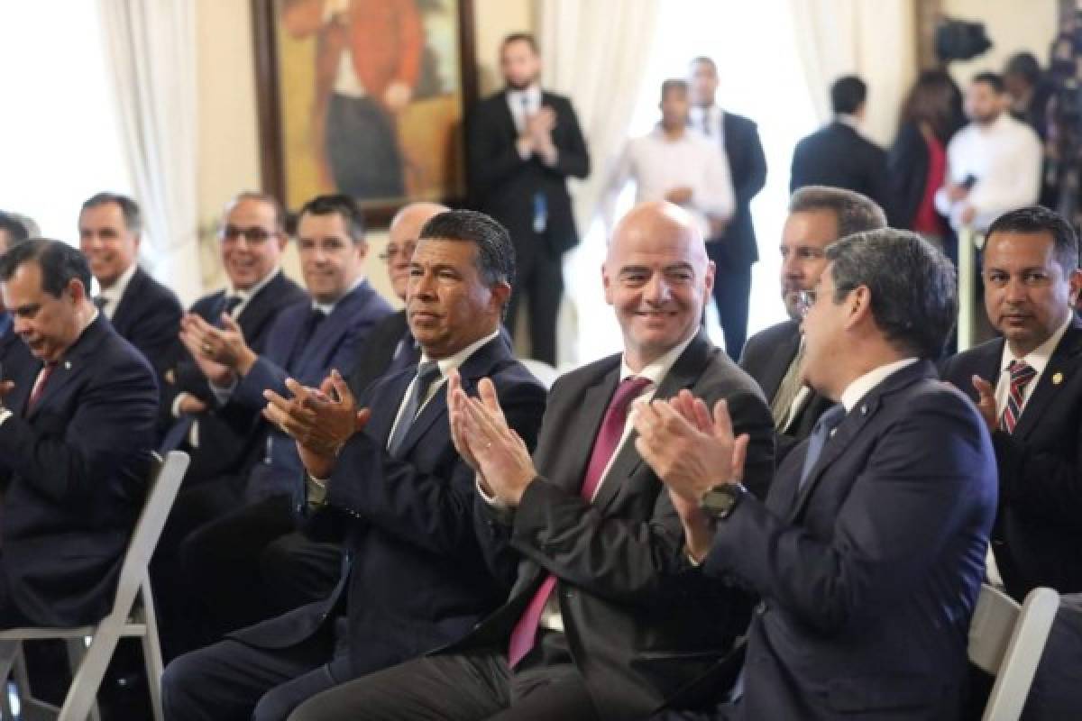 ¡Estuvo en El Birichiche! La visita de Gianni Infantino, presidente de FIFA, a Honduras