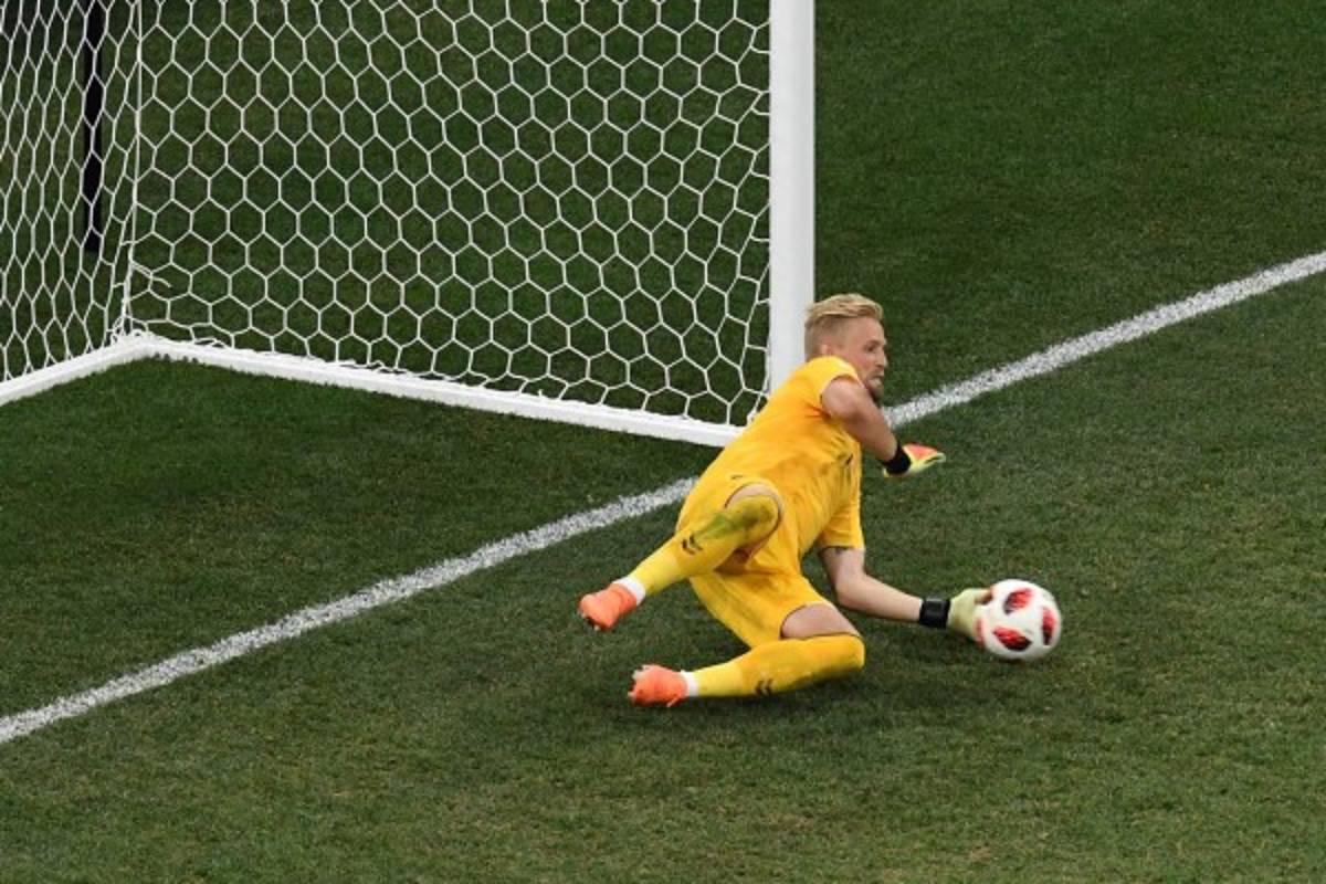 FOTOS: La bella esposa e insipiración del portero danés Kasper Schmeichel en Rusia 2018