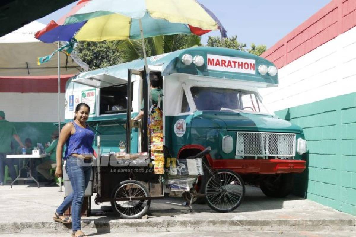 El monstruomóvil de Marathón, convertido en food truck en el Yankel Rosenthal