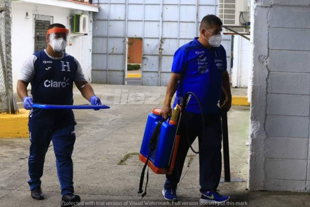 Bajo estrictas medidas de bioseguridad, Selección Sub-20 de Honduras vuelve a los entrenos