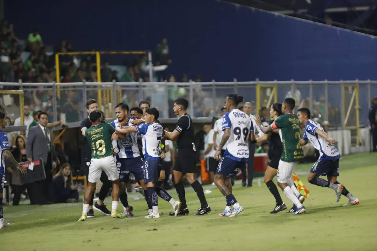 Pachuca se llevó la Copa del Centenario de Marathón, Keosseián no faltó y también hubo bronca en el juego