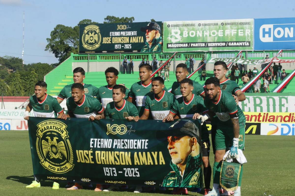 Eterno presidente: así fueron los homenajes de Marathón a Orinson Amaya en el Yankel; ¿qué pasó con Rubilio y Vega?