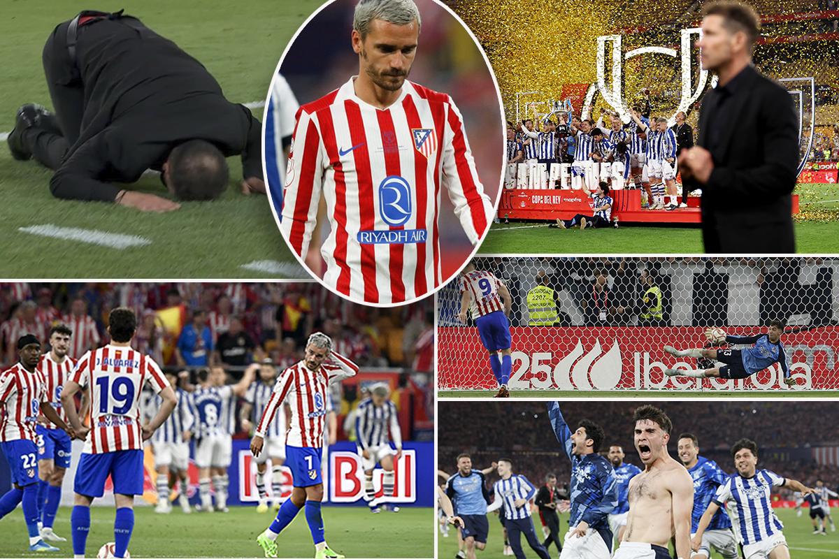 La reacción de Simeone por perder la Copa del Rey, el triste final de Griezmann y el héroe en La Cartuja