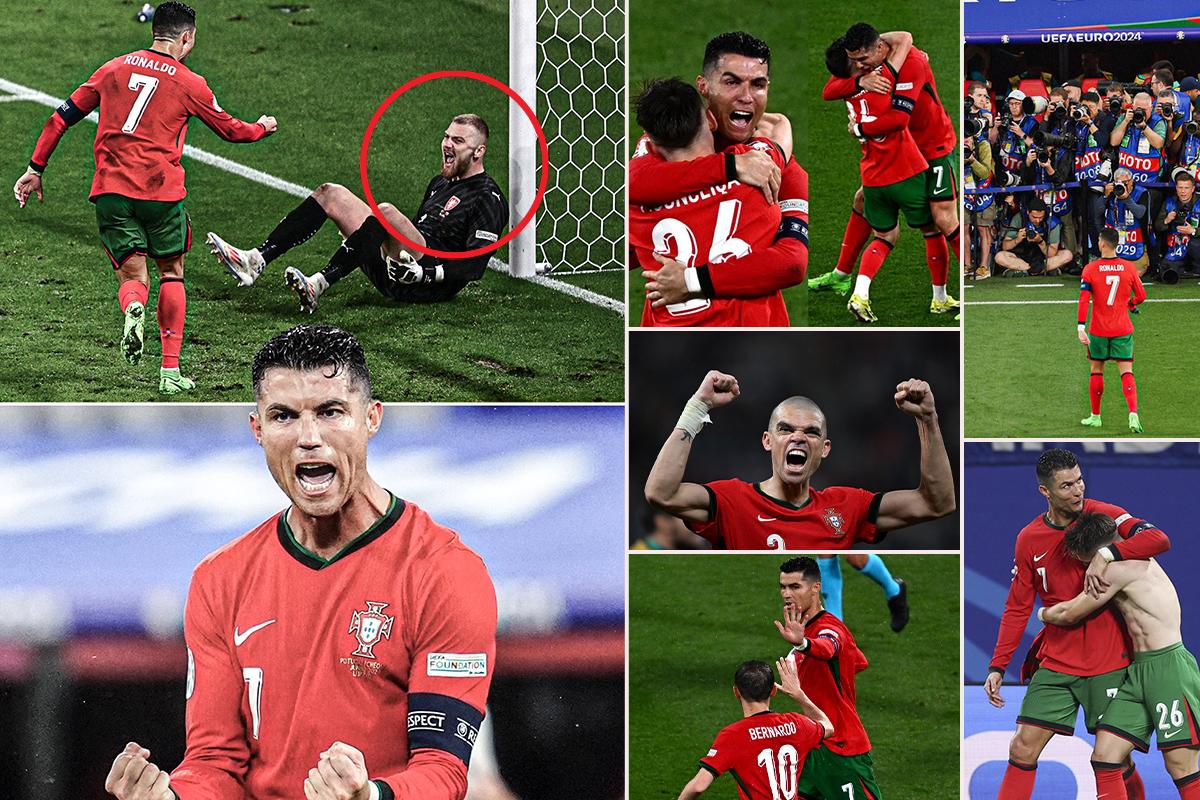 Cristiano Ronaldo hizo historia en la Eurocopa y le gritó el gol de Portugal al portero; Pepe rompió récord