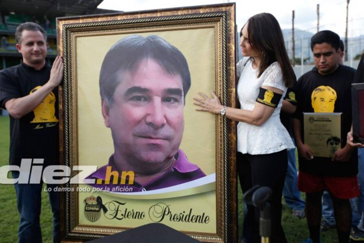 Real España rinde homenaje póstumo a Mario Verdial.