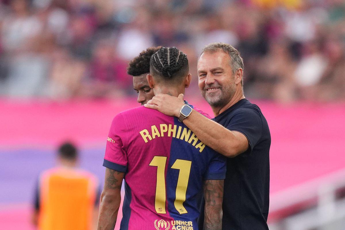 Raphinha recuperó la confianza en Barcelona con Hansi Flick.