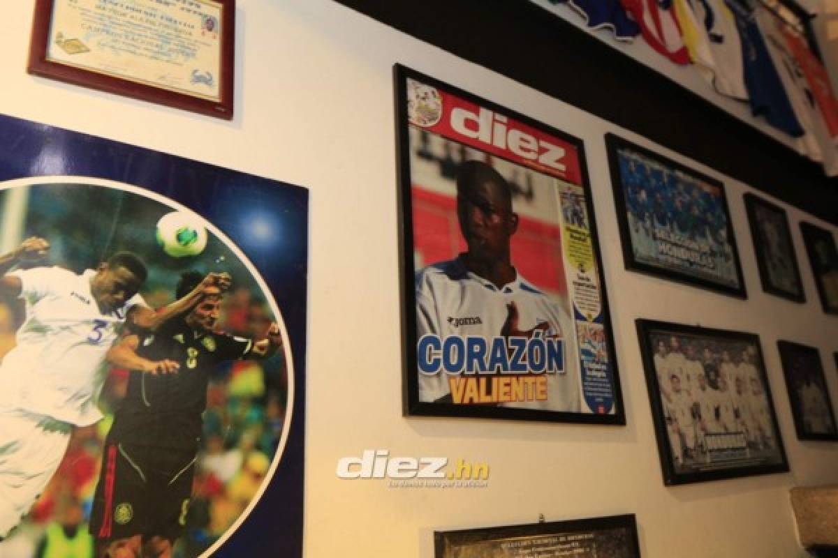 Desde John Terry a Gareth Bale: La lujosa colección de camisas de Maynor Figueroa