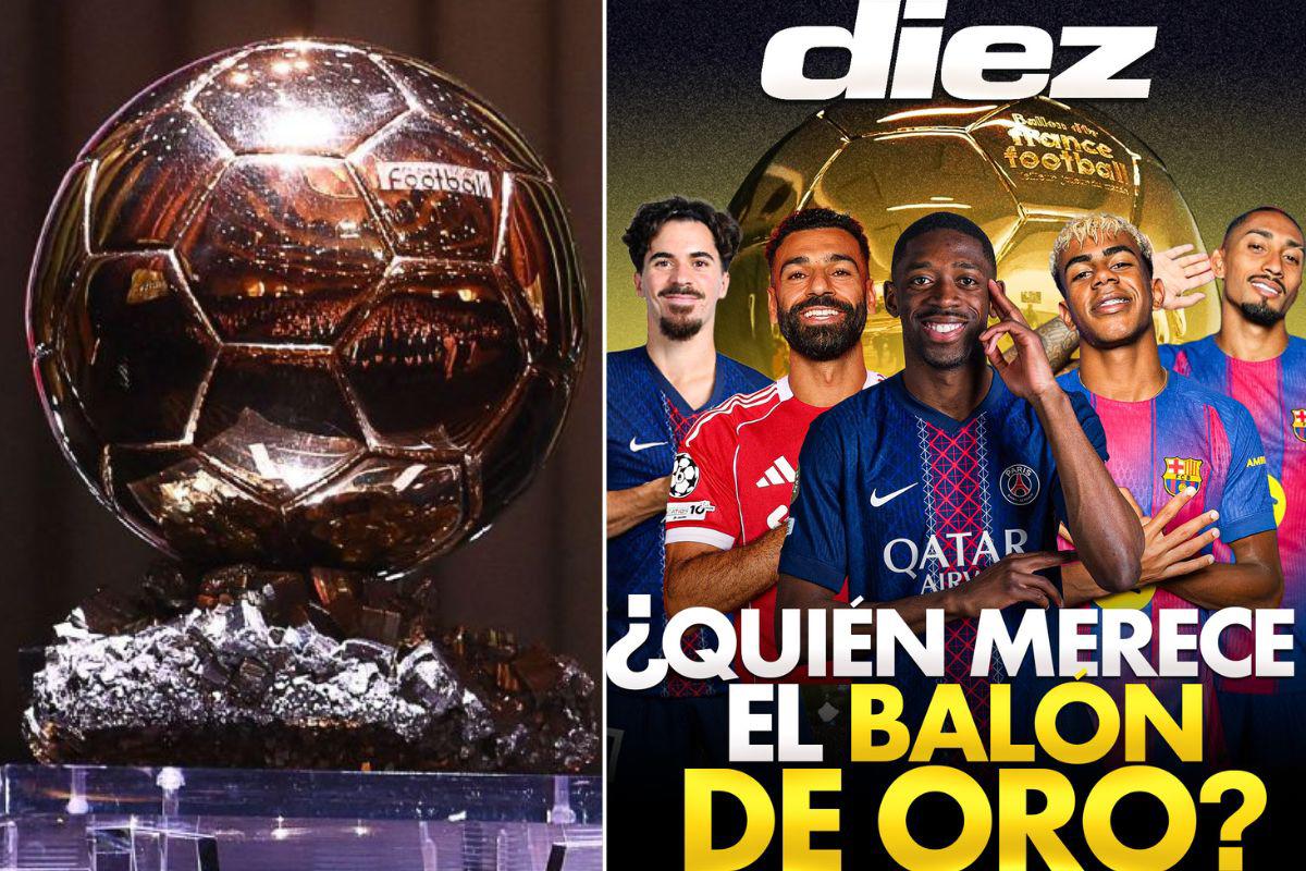 Balón de Oro 2025: nominados, hora y canal para ver este lunes la entrega del premio al mejor futbolista del mundo