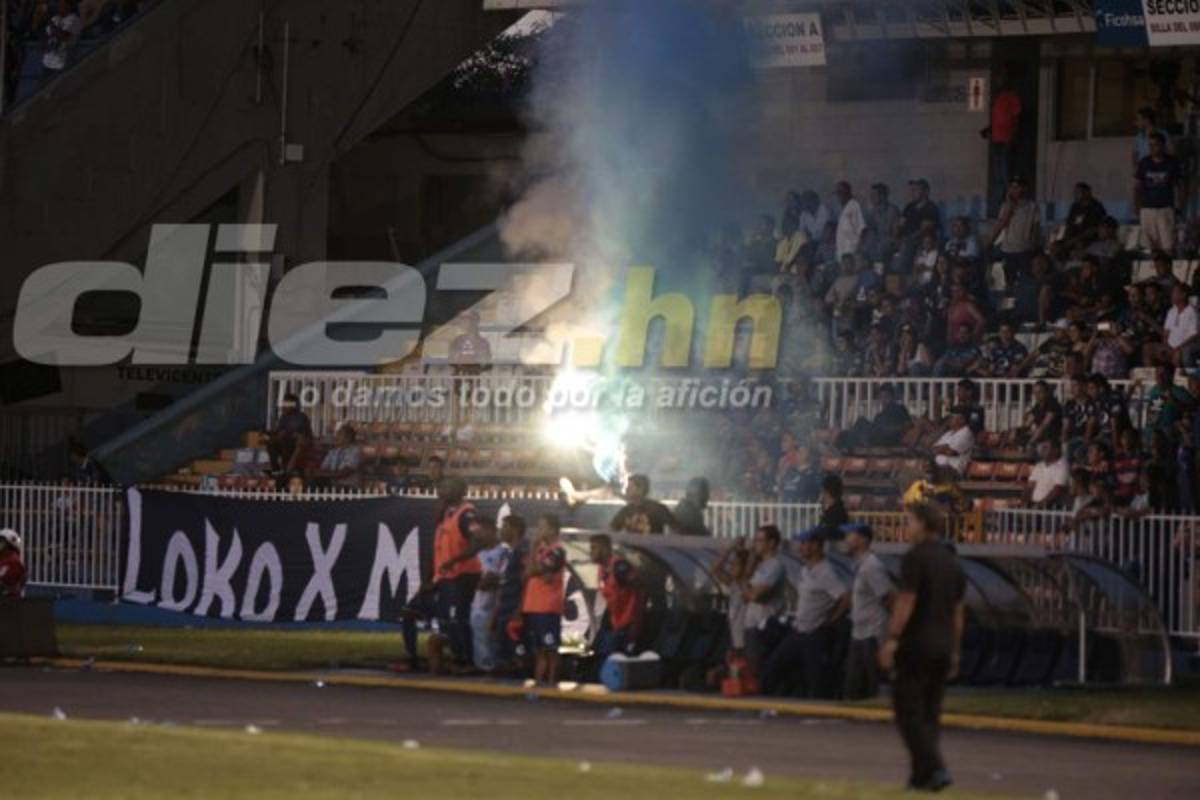 Las imágenes que no se vieron en televisión de la fecha 8 en Honduras