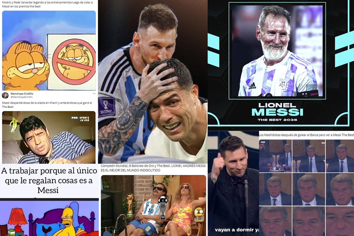 ¡Para reír! Messi ganó el premio The Best de la FIFA y los memes sacuden las redes sociales