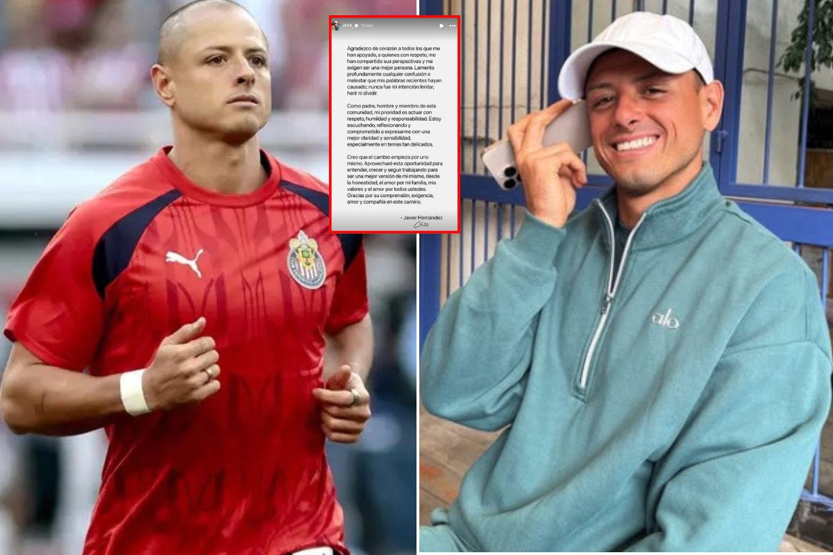 Chicharito Hernández rompió el silencio tras polémica sobre las mujeres: Aprovecharé esta oportunidad...